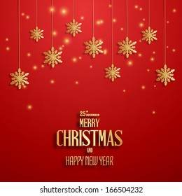 Merry Christmas letters stylized for the drawing. Vector