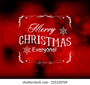 merry christmas light vector background