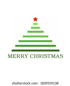 Frohe Weihnachts Logo Design Vektor. 
Logo-Typ von Weihnachtsbaum. Winter