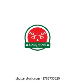 Diseño de iconos vectoriales del logotipo de navidad