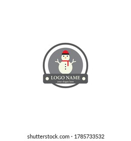 Merry christmas logo template vector icon design