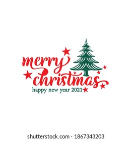 Textos del logo de Feliz Navidad. Tipografía creativa perfecta para un cartel de regalo de bienvenida de vacaciones. Banner de estilo de letra caligrafía