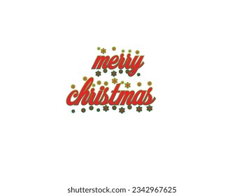 Alegre arte vectorial con el logotipo navideño, iconos y gráficos. Ilustraciones del material del logotipo de Navidad. Afiche del logo de Feliz Navidad con Navidad.