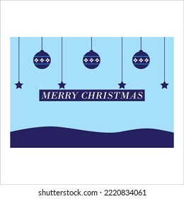 merry christmas logo vector design