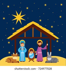 merry christmas manger celebration festive