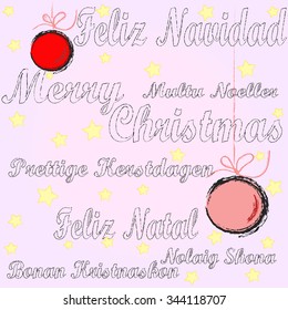 Merry Christmas in many languages .