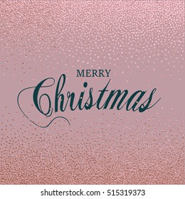 Merry Christmas. Metallic glossy texture. Metal rose quartz pattern. Abstract shiny background. Luxury sparkling background for greeting cards, posters, typography. svg