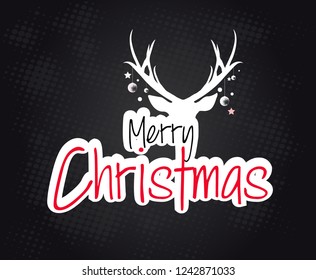 Merry Christmas Modern Vector