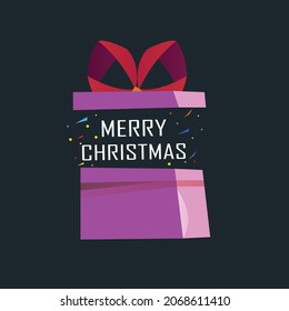 Merry Christmas modern vector design 2022