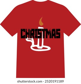MERRY CHRISTMAS MULTICOLOR TYPOGRAPHY T SHIRT | PINE TREE AND STARS | A UNIQUE MULTICOLOR CHRISTMAS T SHIRT FOR AMERICAN MEN AND WOMEN 