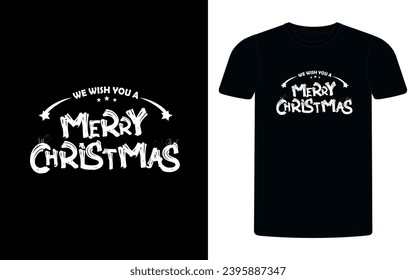 Merry Christmas new typography t shirt, Christmas typography t shirt design, tee print, t-shirt design, Christmas Joy.