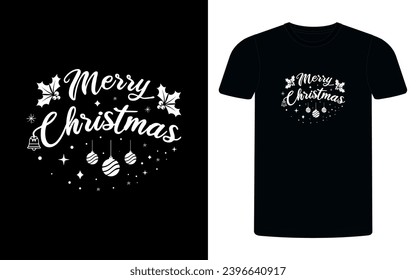 Merry Christmas new typography t shirt, Christmas typography t shirt design, tee print, t-shirt design, Christmas Joy.