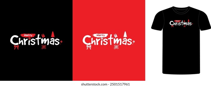 Merry Christmas new typography t shirt, Christmas t shirt design, tee print, t-shirt design, Christmas Joy. Poster and Mug Design.