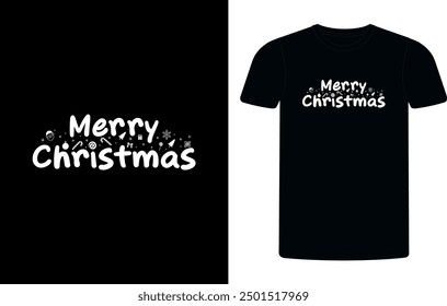 Merry Christmas new typography t shirt, Christmas t shirt design, tee print, t-shirt design, Christmas Joy. Poster and Mug Design.