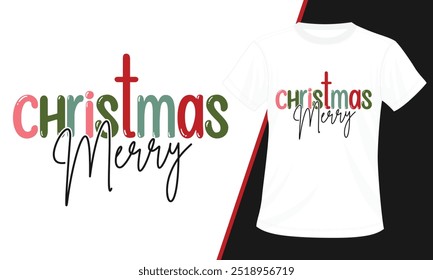 Merry Christmas new typography t shirt, Christmas t shirt design, Christian religion quotes saying for print, Merry Christmas T-shirts design ready for print, Funny Christmas Quotes, Winter Quote