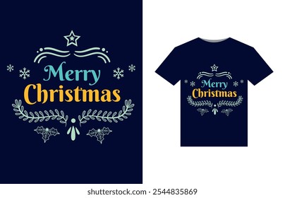 Merry Christmas new typography t shirt, Christmas t shirt design, Christian religion quotes saying for print, Merr Christmas new typography t shirt, Christmas t shirt design.