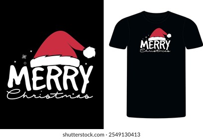 Merry Christmas new typography t shirt, Christmas t shirt design, tee print, t-shirt design, Christmas Joy. Poster and Mug Design.