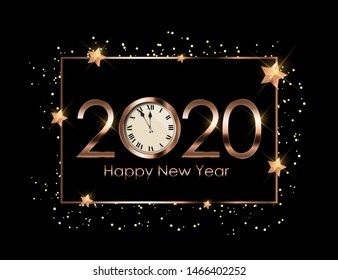 Merry Christmas and New Year Background. Vector Illustration EPS10