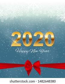 Merry Christmas and New Year Background. Vector Illustration EPS10