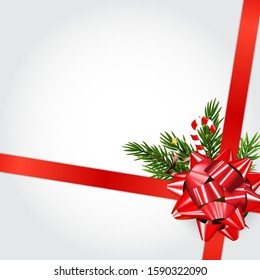 Merry Christmas and New Year Background. Vector Illustration EPS10