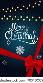 Merry Christmas and New Year Background. Vector Illustration EPS10