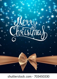 Merry Christmas and New Year Background. Vector Illustration EPS10