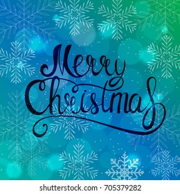 Merry Christmas and New Year Background. Vector Illustration EPS10
