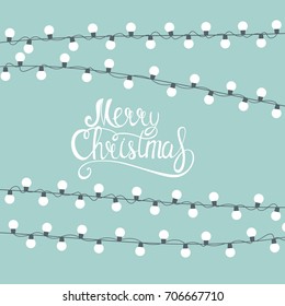 Merry Christmas and New Year Background. Vector Illustration EPS10