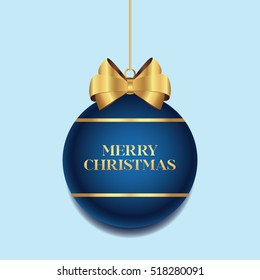 Merry Christmas and New Year Ball icon. Merry Christmas Vector symbol