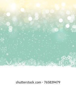 Merry Christmas and New Year Glossy Background. Vector Illustration EPS10