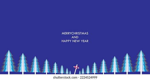 Merry Christmas and New Year Set of backgrounds, greeting cards, posters, holiday blankets. Template design with typography, season wishes in symbolic style, clouds, christmas tree, heart, cross
