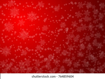 Merry Christmas and New Year typographical on holidays background with winter landscape Xmas card. Vector Illustration