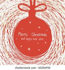 Merry Christmas and New year's card