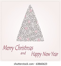  Merry Christmas and New year's card