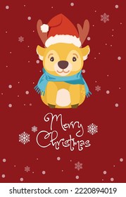 Merry Christmas nice background poster 