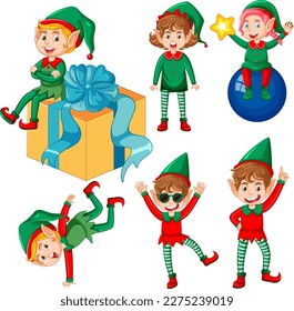 Merry Christmas Object Decoration Item Collection illustration