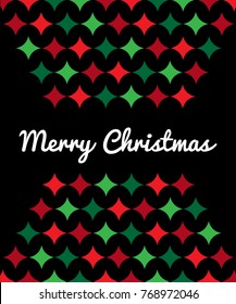 merry christmas on black background