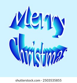 merry christmas on white background
