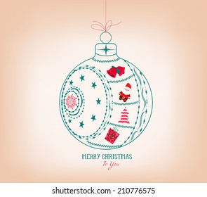 merry christmas ornament