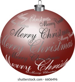 Merry Christmas ornament