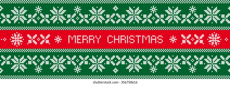Merry Christmas! Christmas ornament. Borders. Vector seamless pattern.