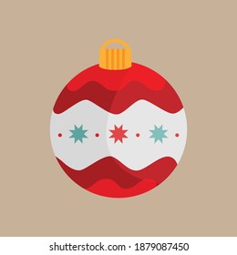 Merry Christmas ornament decoration design used before for the arrival of Christmas.