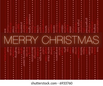 merry christmas and other holiday words