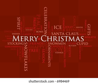 merry christmas and other holiday words