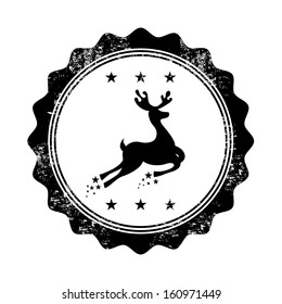 merry christmas  over white background  vector illustration 