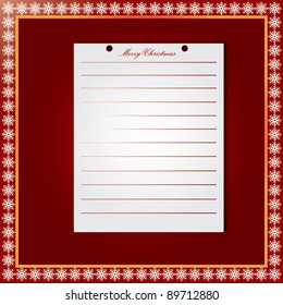 Merry Christmas paper