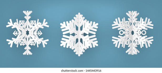 Merry Christmas Paper Art and New Year Celebration Concept Vector Art and Illustration