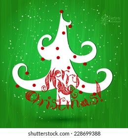 Merry christmas paper background