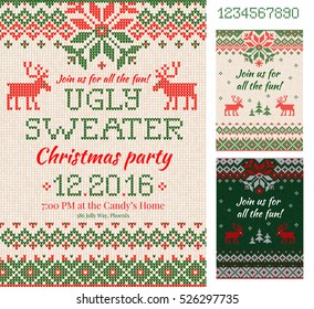 Christmas sweater seamless pattern background 13210865 Vector Art at  Vecteezy