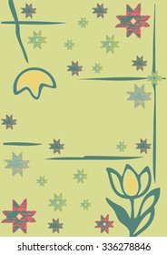 Merry Christmas pattern, Happy New Year background, greeting card, invitation for your text. Elements Christmas pattern winter background. Flowers winter and snowflakes silhouette